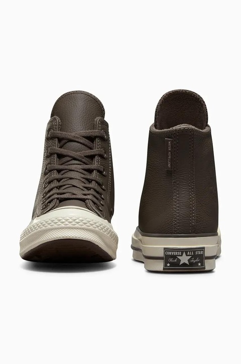 Converse trampki skórzane Chuck 70 kolor brązowy A12347C - zdjęcie produktu nr 2