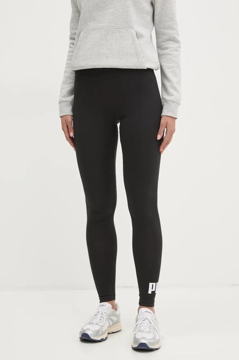 Puma legginsy damskie kolor czarny z nadrukiem 682426 - zdjęcie produktu nr 1