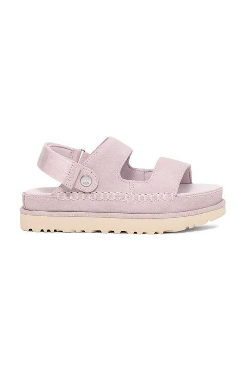 UGG sandały Goldenstar Glide damskie kolor fioletowy na platformie 1167399-BYF - zdjęcie produktu nr 1
