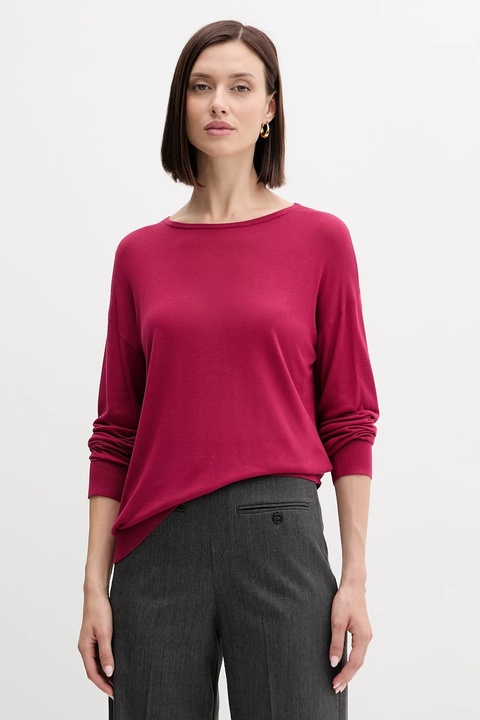 United Colors of Benetton sweter damski kolor różowy lekki 103VD10AV - zdjęcie produktu nr 1