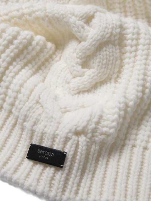 Jimmy Choo Yukiko scarf - White - zdjęcie produktu nr 2