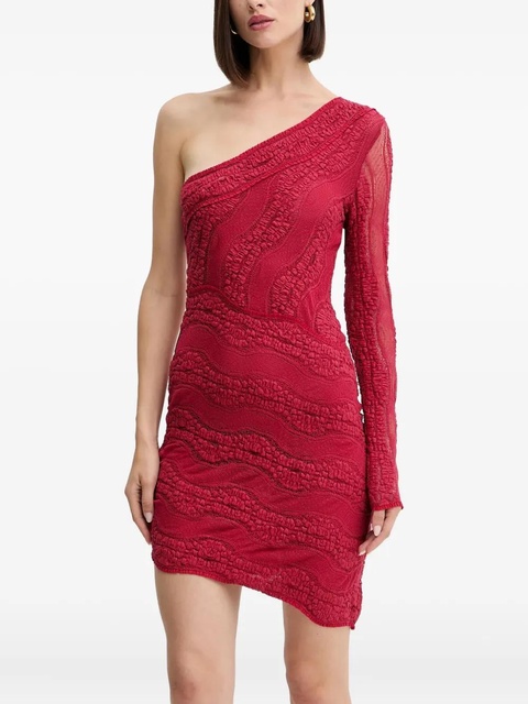 Charo Ruiz Ibiza one-shoulder textured mini dress - zdjęcie produktu nr 1