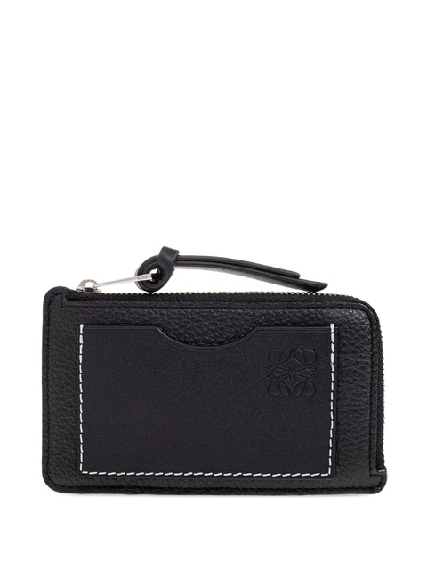 LOEWE zip-around leather cardholder - Black - zdjęcie produktu nr 1