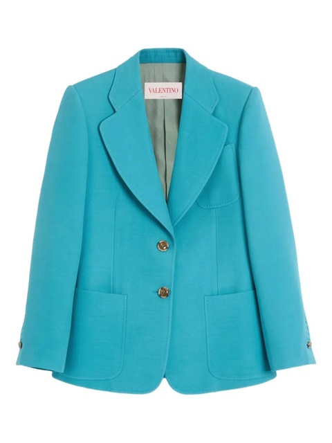 Valentino Garavani Crepe Couture blazer - Blue - zdjęcie produktu nr 1