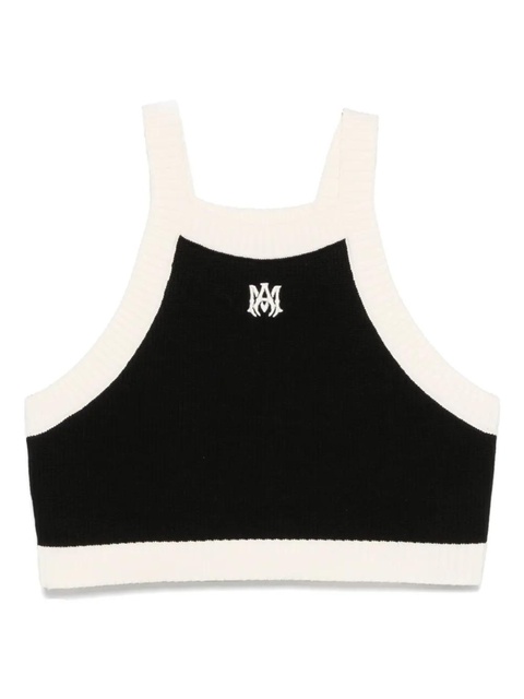 AMIRI Ma cropped tank top - Black - zdjęcie produktu nr 1