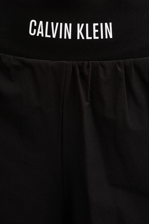Calvin Klein Performance szorty treningowe damskie kolor czarny gładkie high waist LVGWF5S801 - zdjęcie produktu nr 1