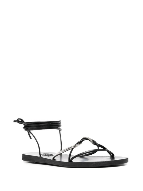Ancient Greek Sandals crystal-embellished Treli sandals - Black - zdjęcie produktu nr 2