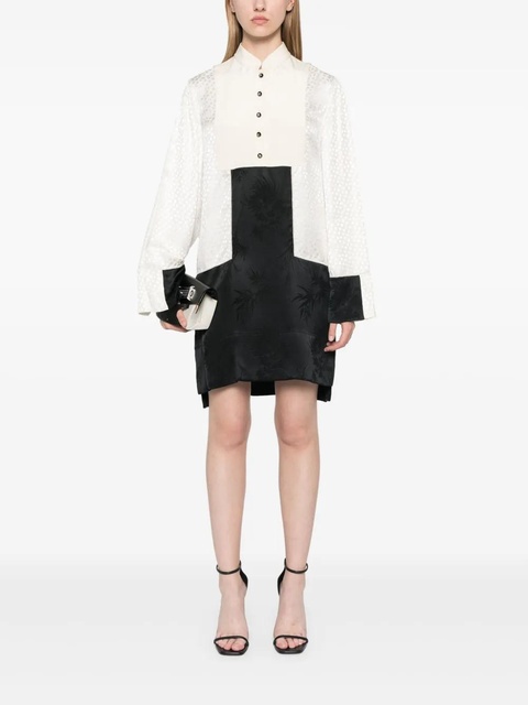 Alexander McQueen jacquard mini dress - Black - zdjęcie produktu nr 1