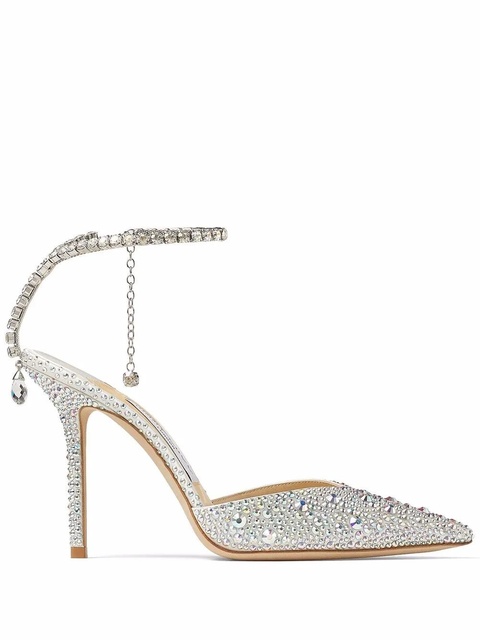 Jimmy Choo Saeda 100mm pumps - White - zdjęcie produktu nr 1