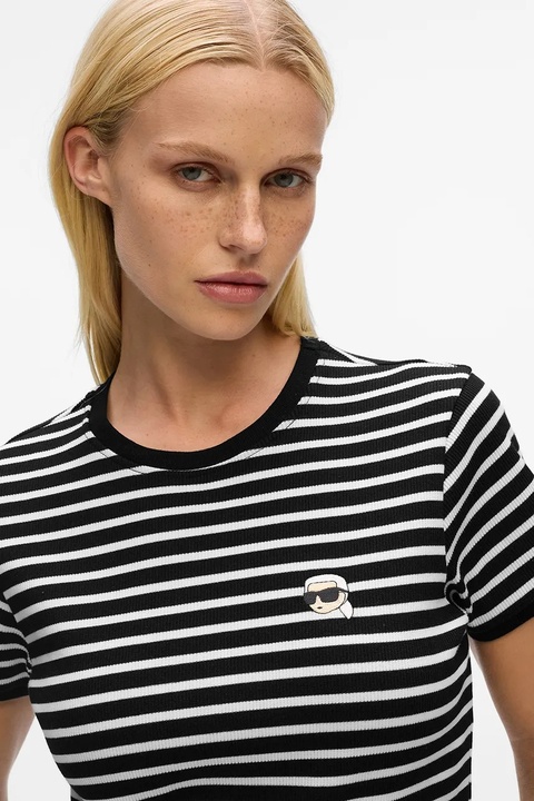 Karl Lagerfeld t-shirt damski kolor czarny A4W17060 - zdjęcie produktu nr 2