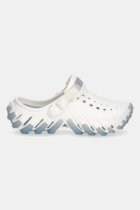 Crocs klapki Echo Icey Ro Clog damskie kolor beżowy 211458 - zdjęcie produktu nr 1