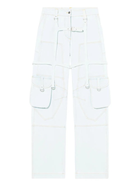 Off-White multiple-pocket cargo jeans - Blue - zdjęcie produktu nr 1