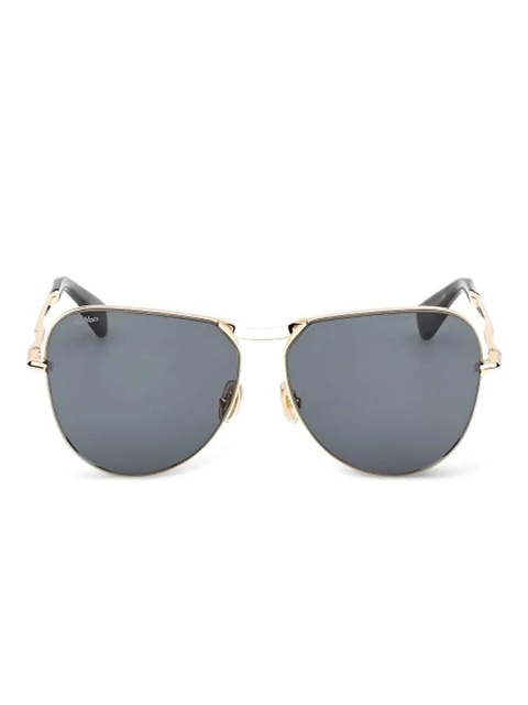 Max Mara Eyewear pilot-frame sunglasses - Gold - zdjęcie produktu nr 1