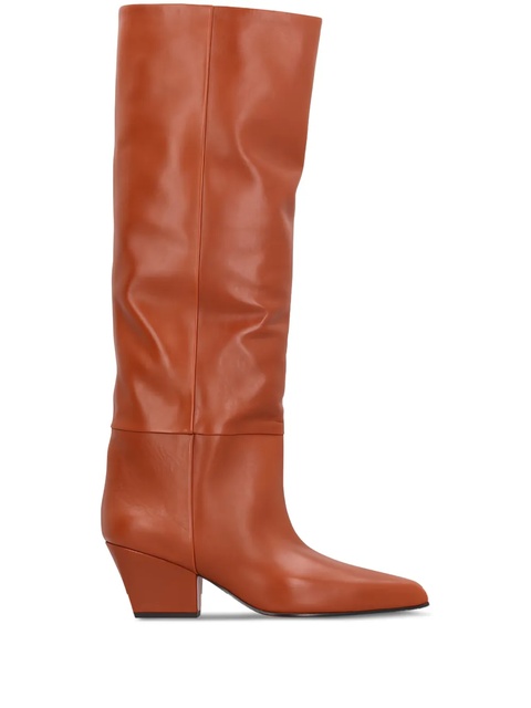 Paris Texas 60mm Jane leather knee-high boots - Brown - zdjęcie produktu nr 1