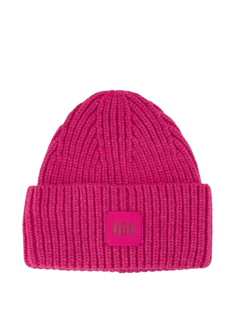 UGG chunky-knit beanie hat - Pink - zdjęcie produktu nr 1