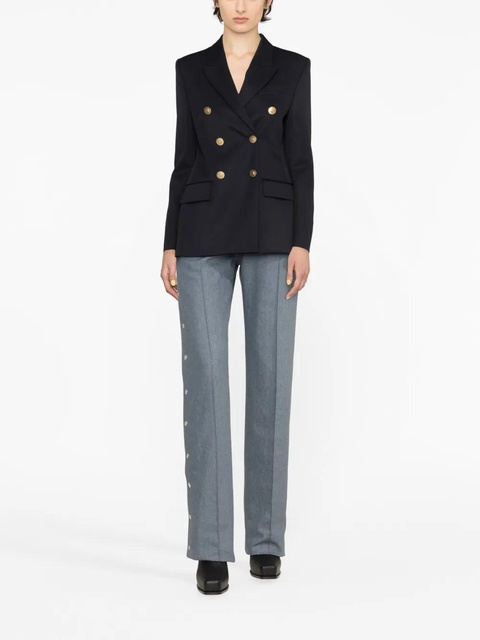 Givenchy double-breasted peak-lapel blazer - Blue - zdjęcie produktu nr 2