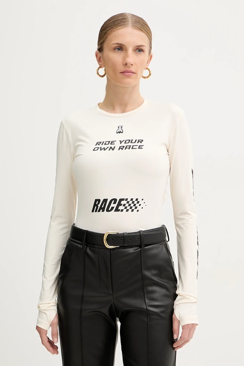 Patrizia Pepe longsleeve kolor beżowy 2M4517 J357 - zdjęcie produktu nr 1