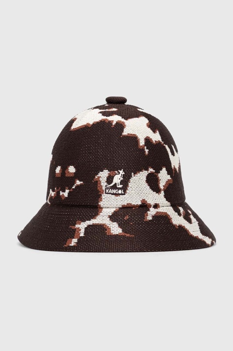 Kangol kapelusz kolor brązowy - zdjęcie produktu nr 1