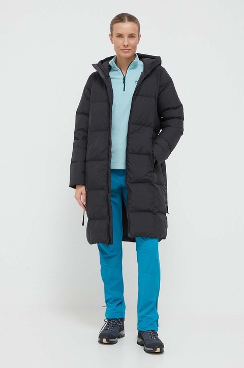 Jack Wolfskin bluza sportowa Taunus kolor turkusowy gładka 1709532 - zdjęcie produktu nr 2
