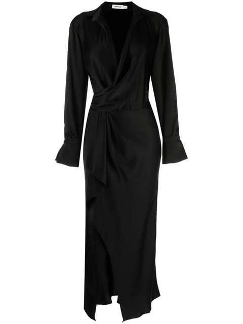 Simkhai Talita wrap-design dress - Black - zdjęcie produktu nr 1