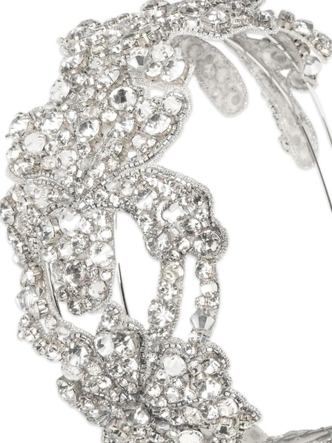 Jennifer Behr crystal embellished tressa headband - Silver - zdjęcie produktu nr 2