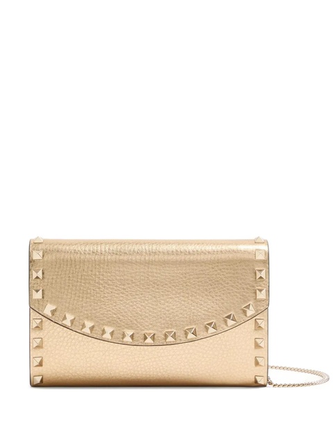 Valentino Garavani studded leather crossbody bag - Gold - zdjęcie produktu nr 1