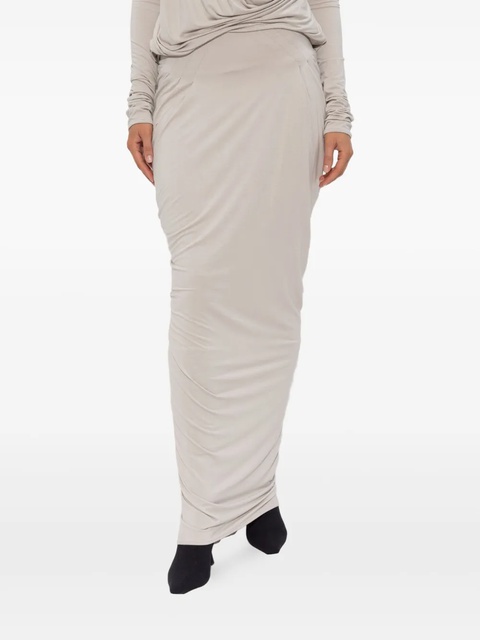 ENTIRE STUDIOS draped jersey skirt - White - zdjęcie produktu nr 2
