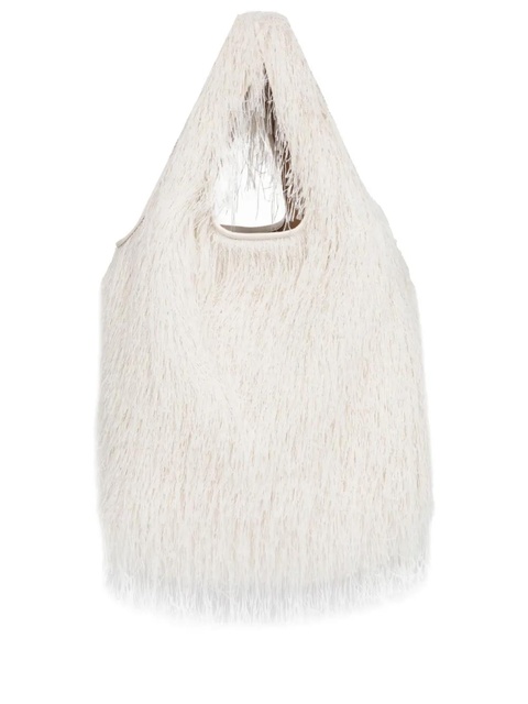 DRIES VAN NOTEN fringed tote bag - Neutrals - zdjęcie produktu nr 1