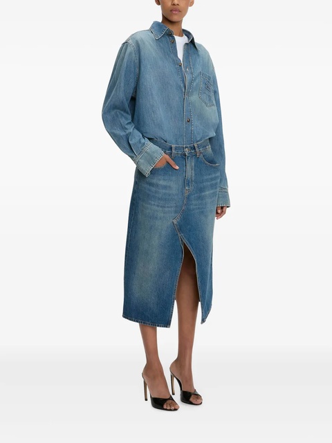 Victoria Beckham denim shirt - Blue - zdjęcie produktu nr 1