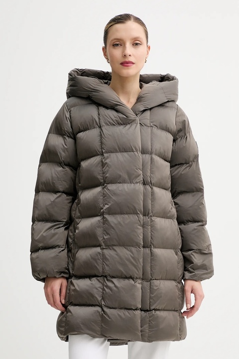 Calvin Klein kurtka kolor brązowy zimowa oversize LV044D541G - zdjęcie produktu nr 1