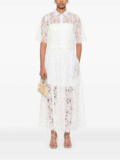 Maje floral-lace maxi skirt - White - zdjęcie produktu nr 2