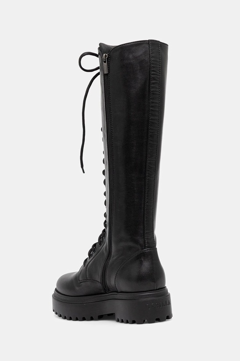 Le Silla kozaki skórzane Stivale Ranger damskie kolor czarny na platformie 6483R020M1PPCHI001 - zdjęcie produktu nr 2