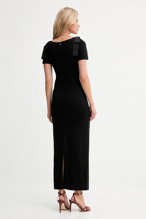 Twinset sukienka kolor czarny maxi dopasowana 252AP2106 - zdjęcie produktu nr 2
