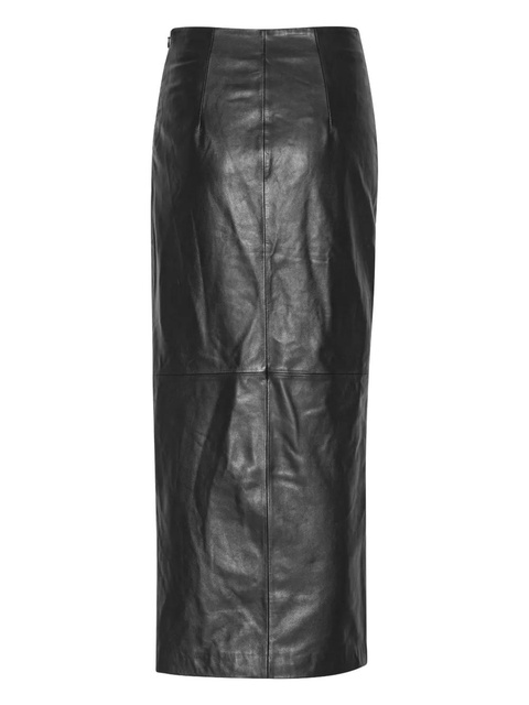 ROTATE BIRGER CHRISTENSEN leather maxi skirt - Black - zdjęcie produktu nr 2