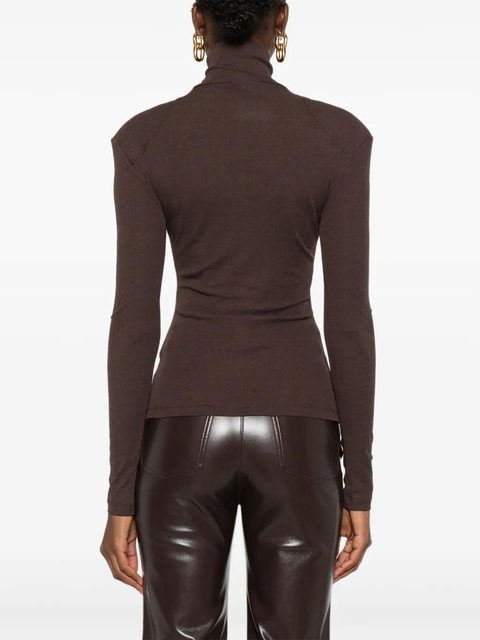 Nanushka turtleneck top - Brown - zdjęcie produktu nr 2