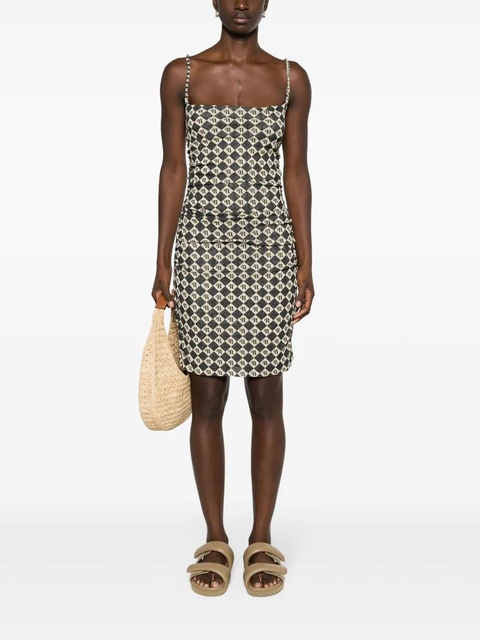 Nanushka monogram-print minidress - Neutrals - zdjęcie produktu nr 2