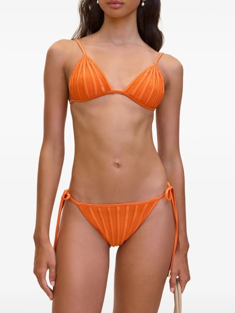 Cult Gaia Mina boned triangle bikini top - Orange - zdjęcie produktu nr 1