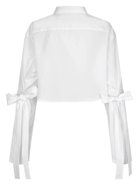 Cecilie Bahnsen Vinh cropped shirt - White - zdjęcie produktu nr 1