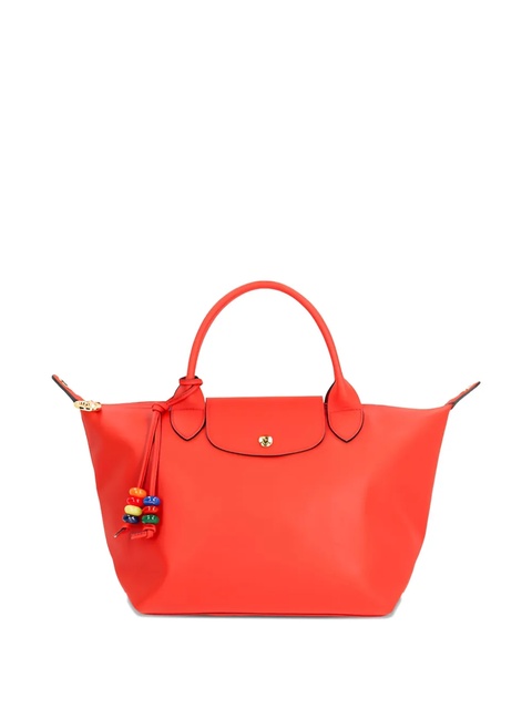 Longchamp Pliage beaded-charm tote bag - Red - zdjęcie produktu nr 2