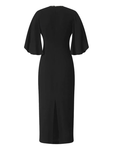 PINKO Scopone midi dress - Black - zdjęcie produktu nr 1