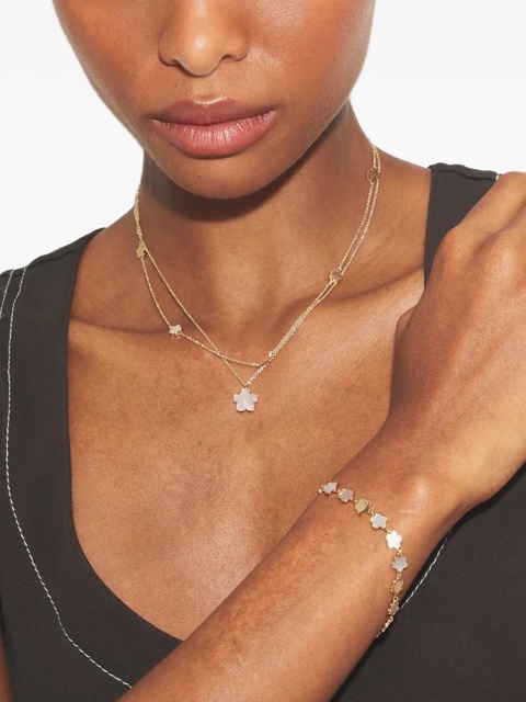 Tory Burch flower-shaped gold bracelet - zdjęcie produktu nr 1