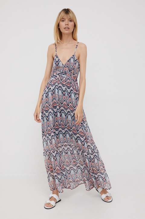 Pepe Jeans sukienka MARTINICA maxi rozkloszowana - zdjęcie produktu nr 1