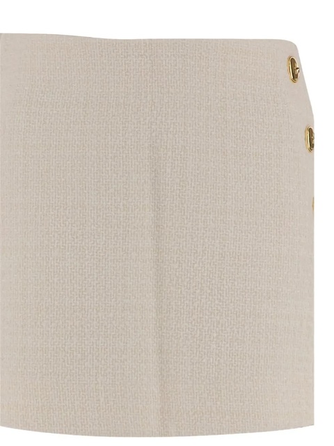 PINKO button-detailed miniskirt - White - zdjęcie produktu nr 2