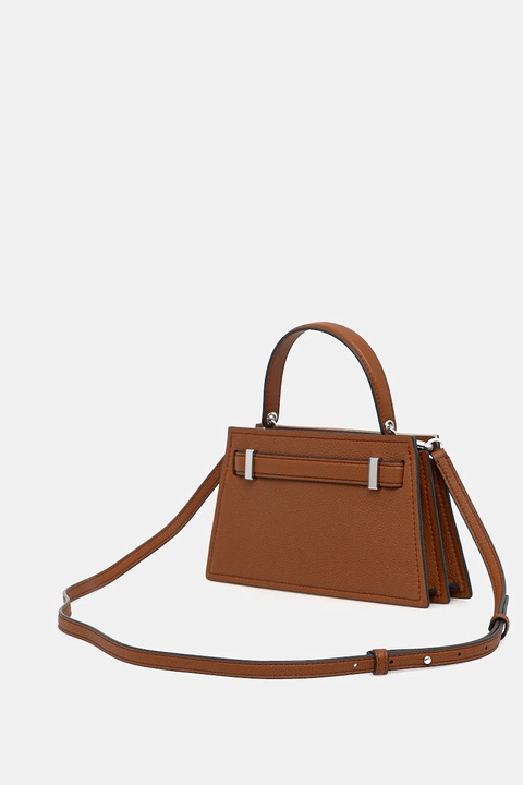 Tory Burch torebka skórzana Lee Radziwill kolor brązowy 175603-200 - zdjęcie produktu nr 2