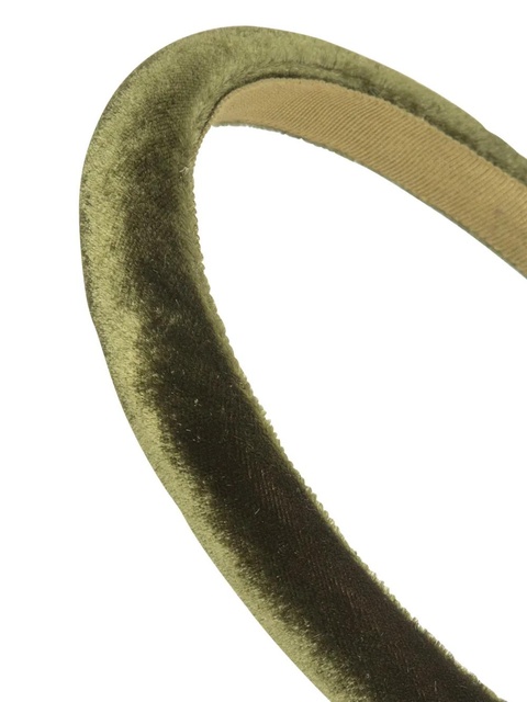 Jennifer Behr Tiana velvet headband - Green - zdjęcie produktu nr 2