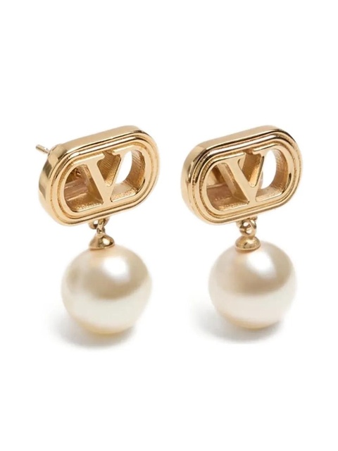 Valentino Garavani Ovalette drop earrings - Gold - zdjęcie produktu nr 1
