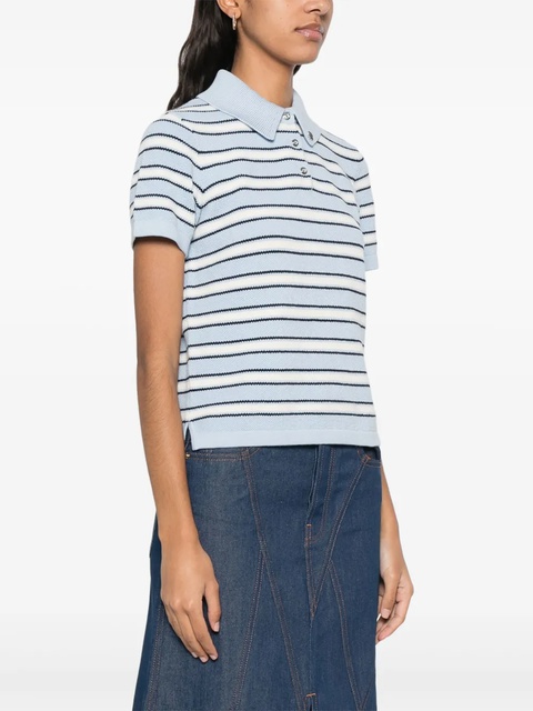 Maje striped polo top - Blue - zdjęcie produktu nr 2