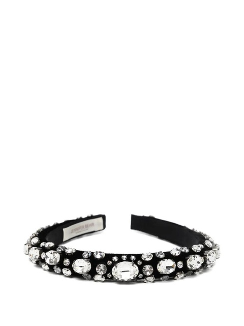 Jennifer Behr crystal-embellished headband - Black - zdjęcie produktu nr 1