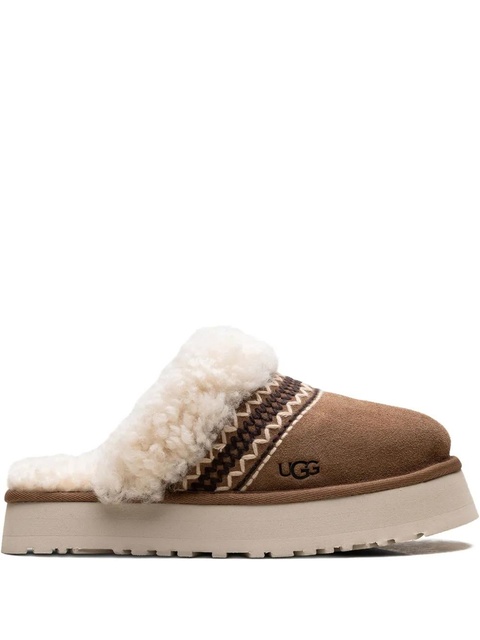 UGG Disquette Atherson platform shearling slippers - Brown - zdjęcie produktu nr 1