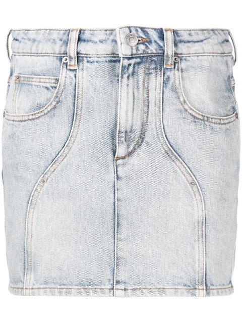 MARANT ÉTOILE Vesna denim miniskirt - Blue - zdjęcie produktu nr 1